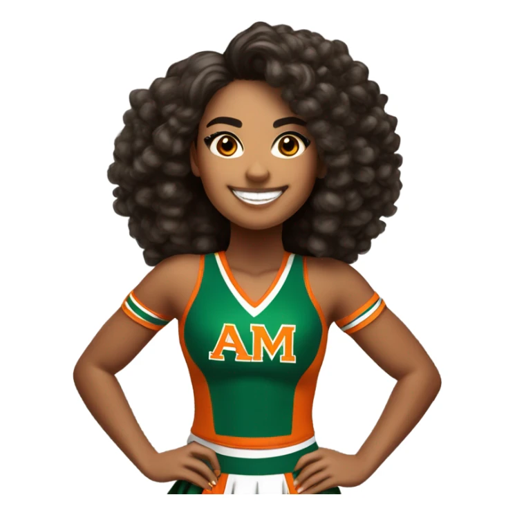 Florida A &M Latino cheerleader  sticker
