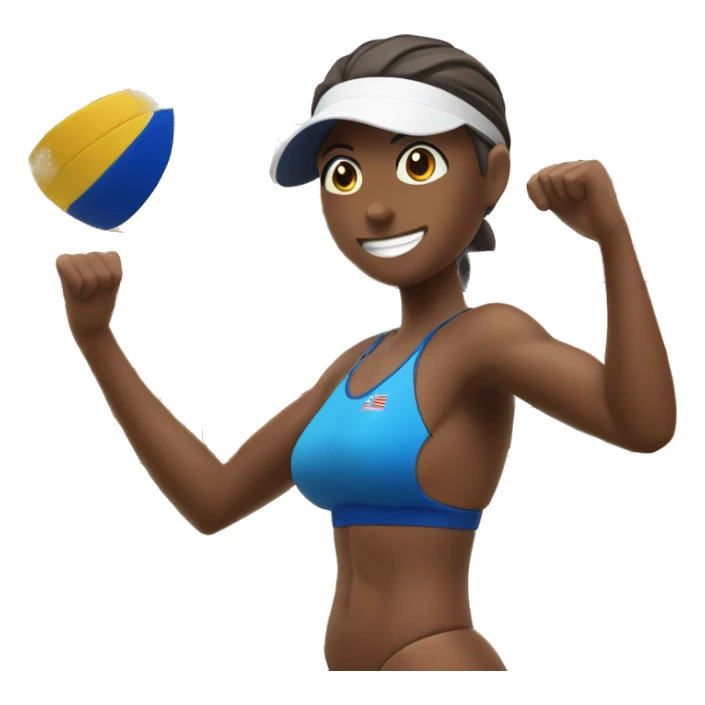 Beachvolleyball from the Brand Mikasa sticker