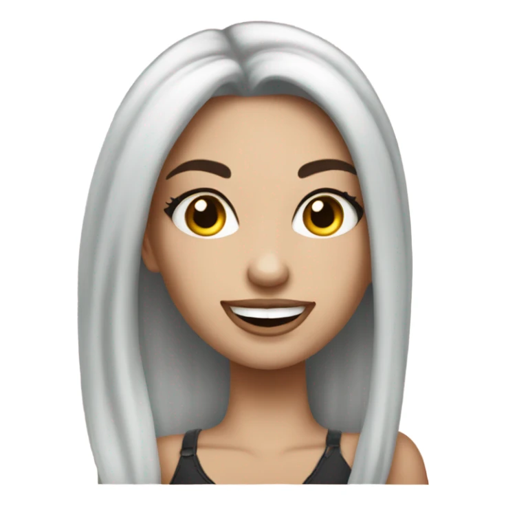 Tattooed White girl model winking at you sticker