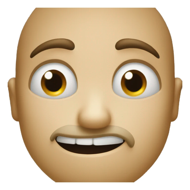 half face sad and crying but half face and happy laugh sticker