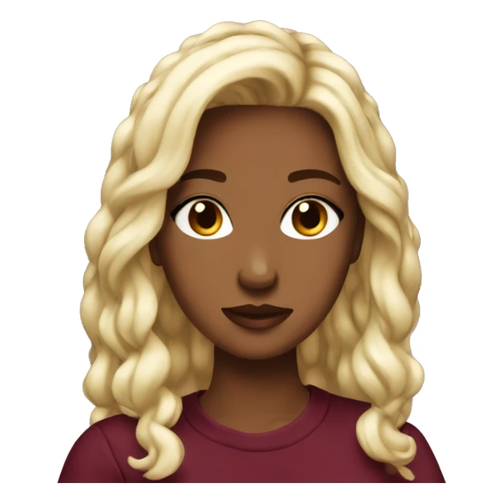 burgundy clean cool girl aesthetic emojis sticker