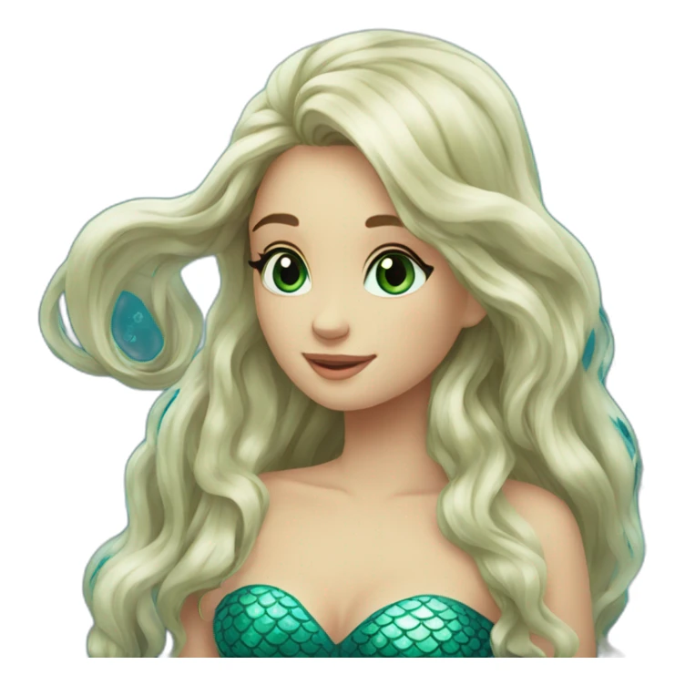 Mermaid européen Beautiful  sticker