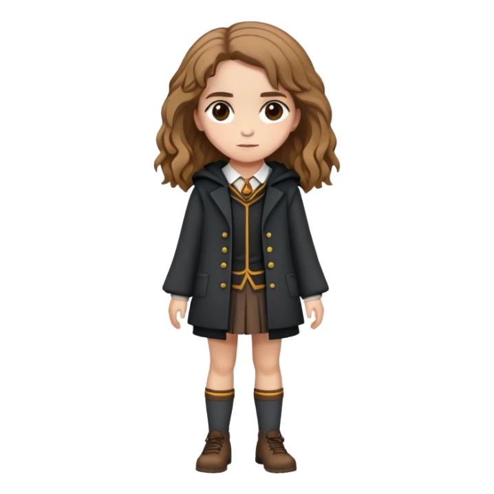 Hermione Granger full-body, cute stye sticker