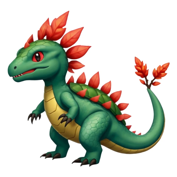 Salandit-Salamence-Turtwig-Fakémon-fusion-hybrid-creature sticker