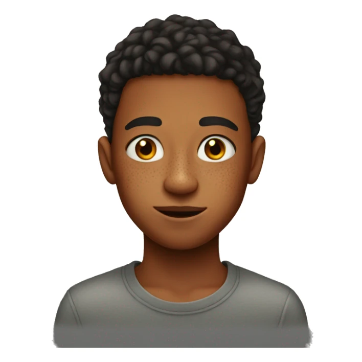 15 year old boy with red hair and freckles sticker