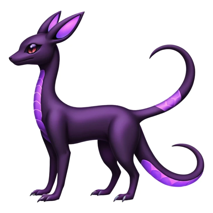 Salazzle-Umbreon-Fakémon-hybrid-creature (full body)  sticker