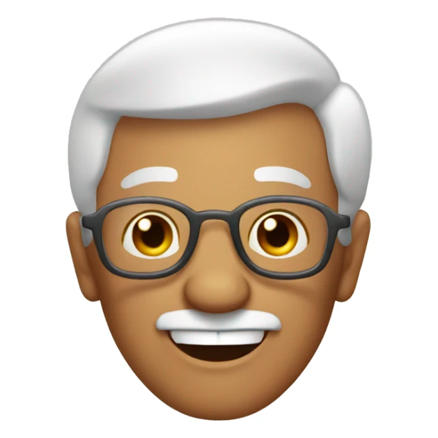 Grandpa gives thumbs up sticker