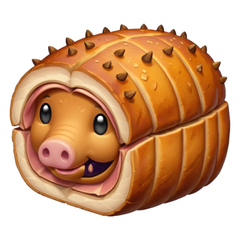 a roasted joint of pork emoji sticker