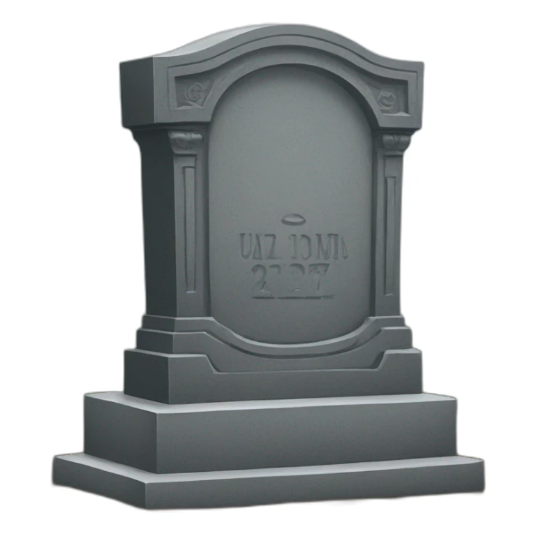 tombstone of Ukraine sticker