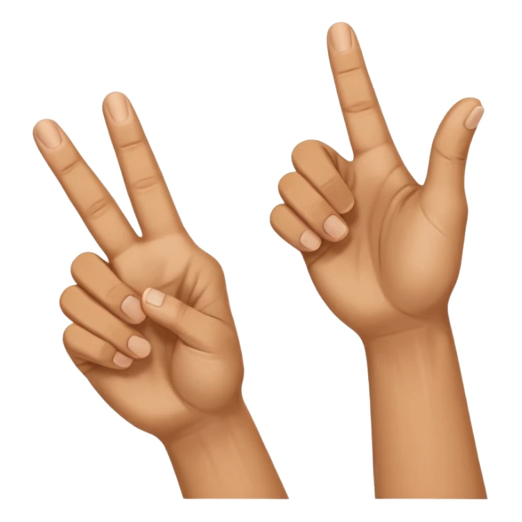 Hold up your hands. With your left hand, make a ‘6’ by curling your index finger like a hook while sticking your thumb out. With your right hand, make a ‘7’ by pointing your index finger straight and your thumb sideways like an L-shape. Put both hands next to each other — that’s the 67 meme sticker