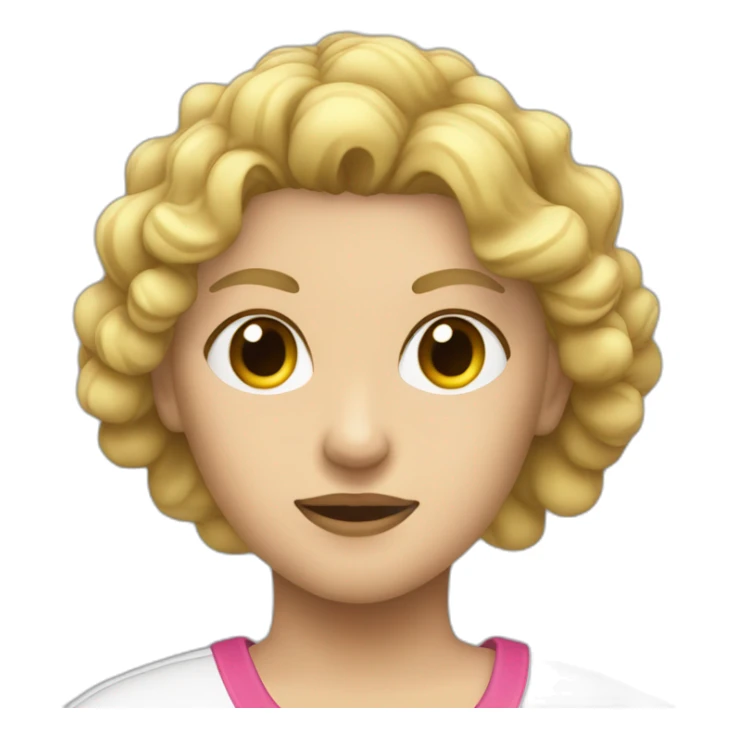 Madona qui joue au tennis sticker