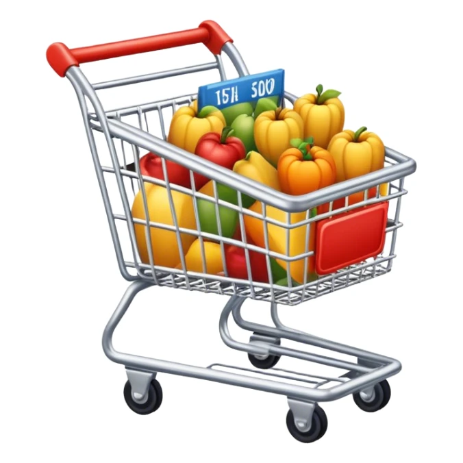 marketplace shopping cart sticker