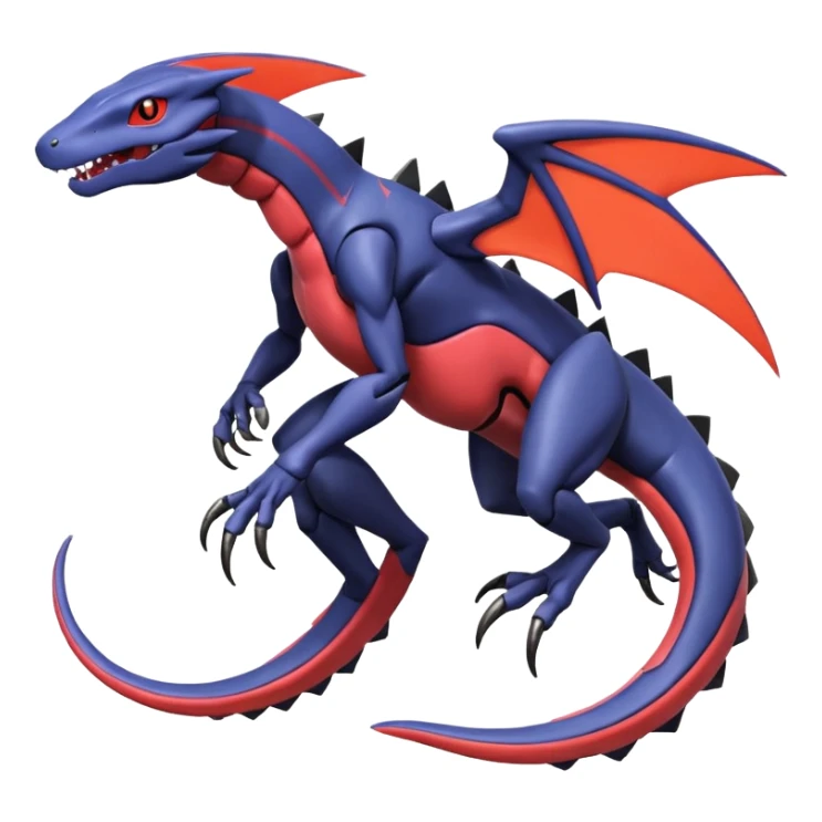 Heliolisk-Salandit-Cyclizar-Genesect-Pokémon, full body sticker