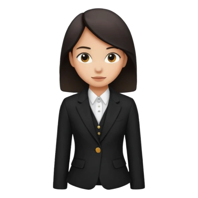 Solo un saco de sastreria para chica sticker