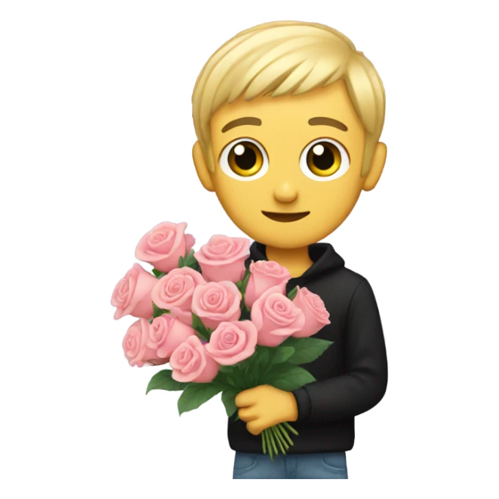 Lil peep holding roses sticker
