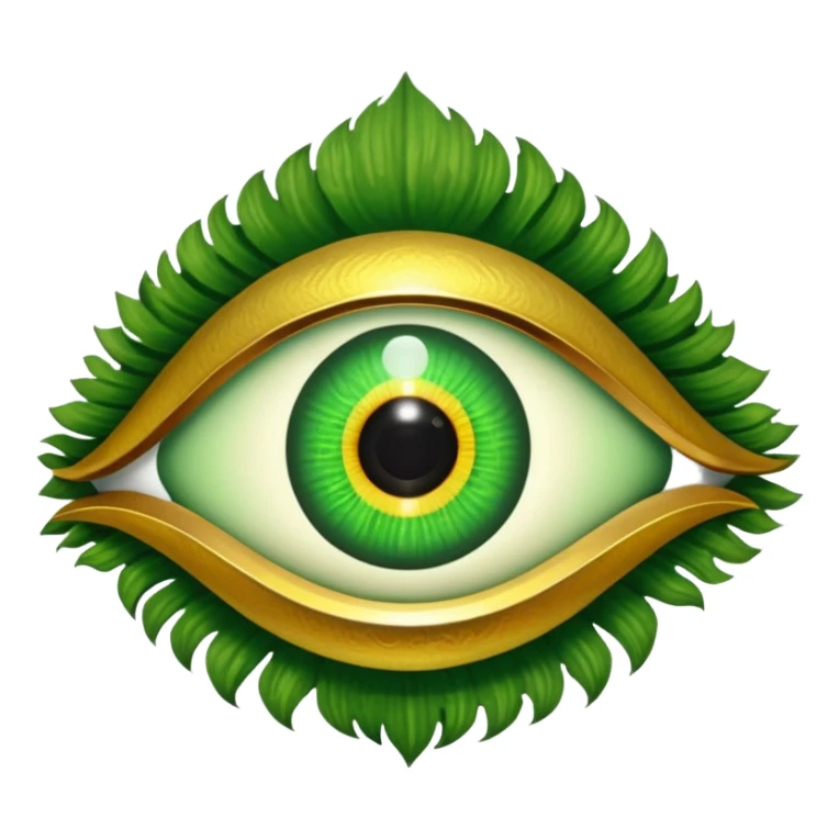 strange eye sticker