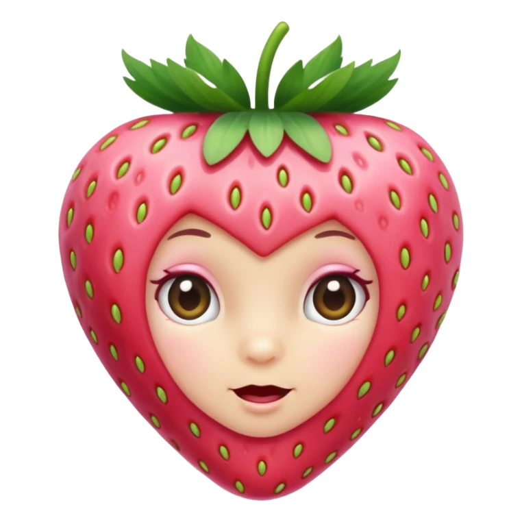I want a baby pink strawberry  sticker