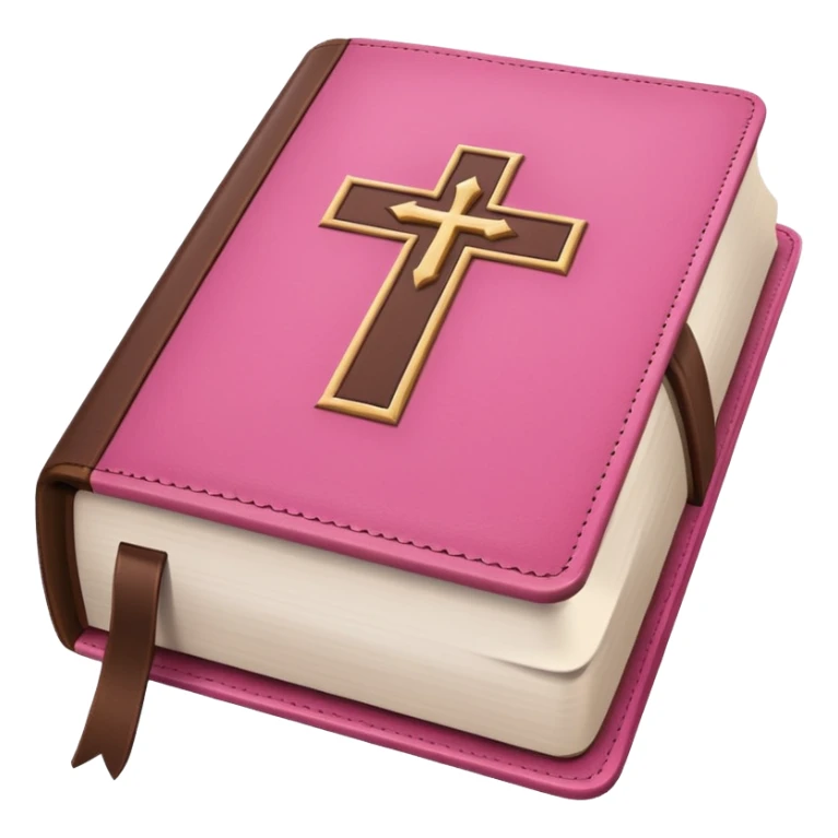 A minimalist pink bible sticker