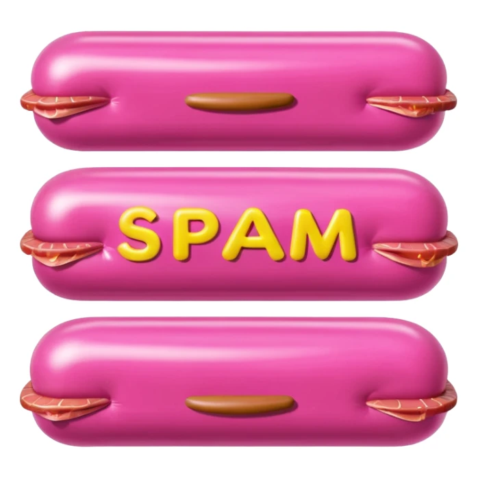  SPAM meat jeff koons style inflatable sculpture  sticker