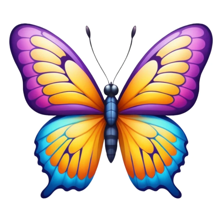 Butterfly sticker