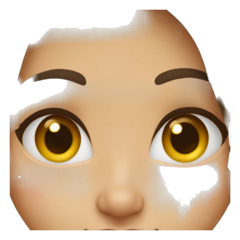 Turkish girl with brown hair and hazel eyes sticker