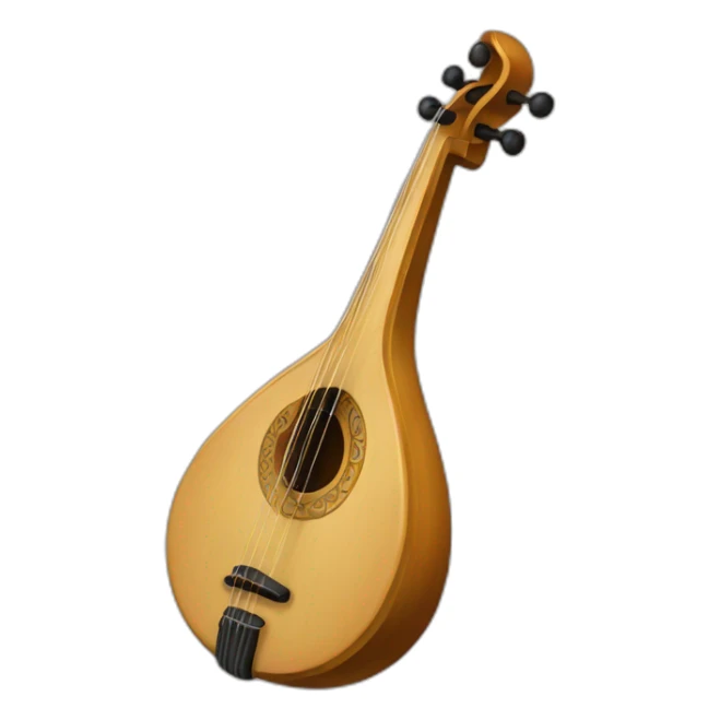 Erlandskian Harpchoird Instrument Ethnic sticker