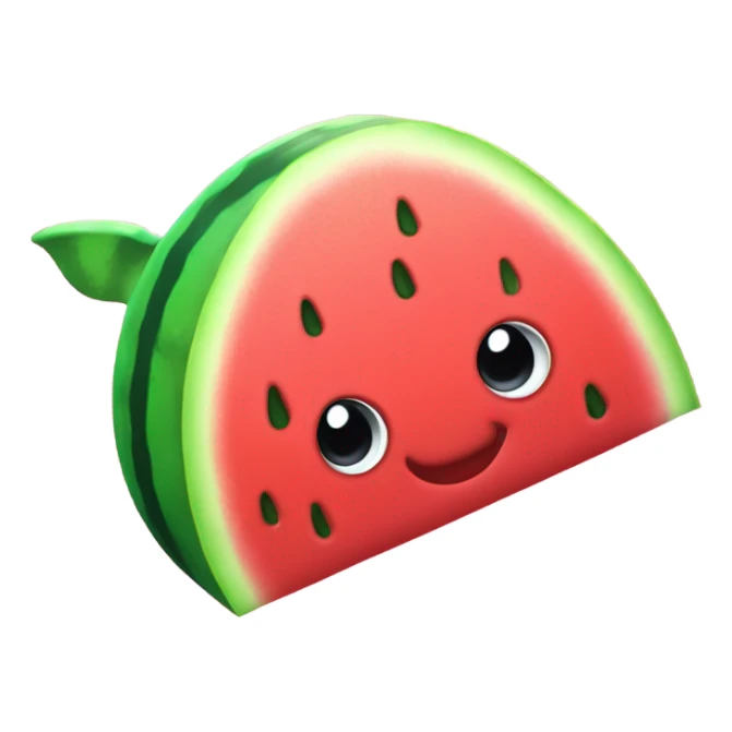 Watermelone whale Energy Drink can sticker