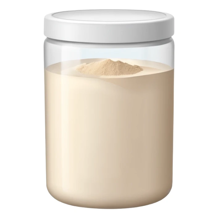 pot of protein powder sticker