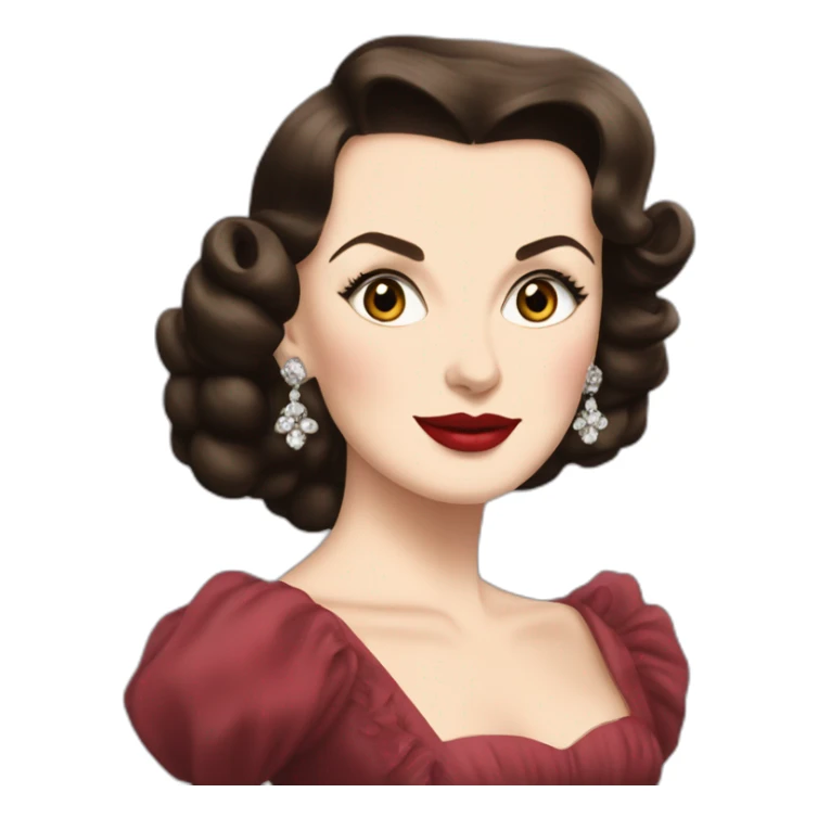 vivien leigh as scarlett o’hara sticker