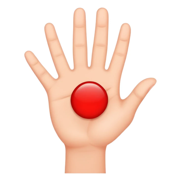 the bloodlines we are the ones hand symbol simple sticker