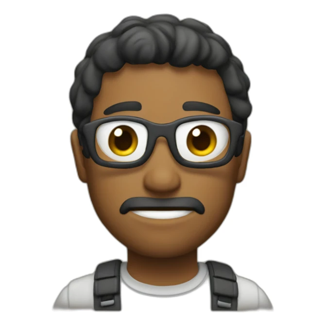 persona haciendo ojito sticker