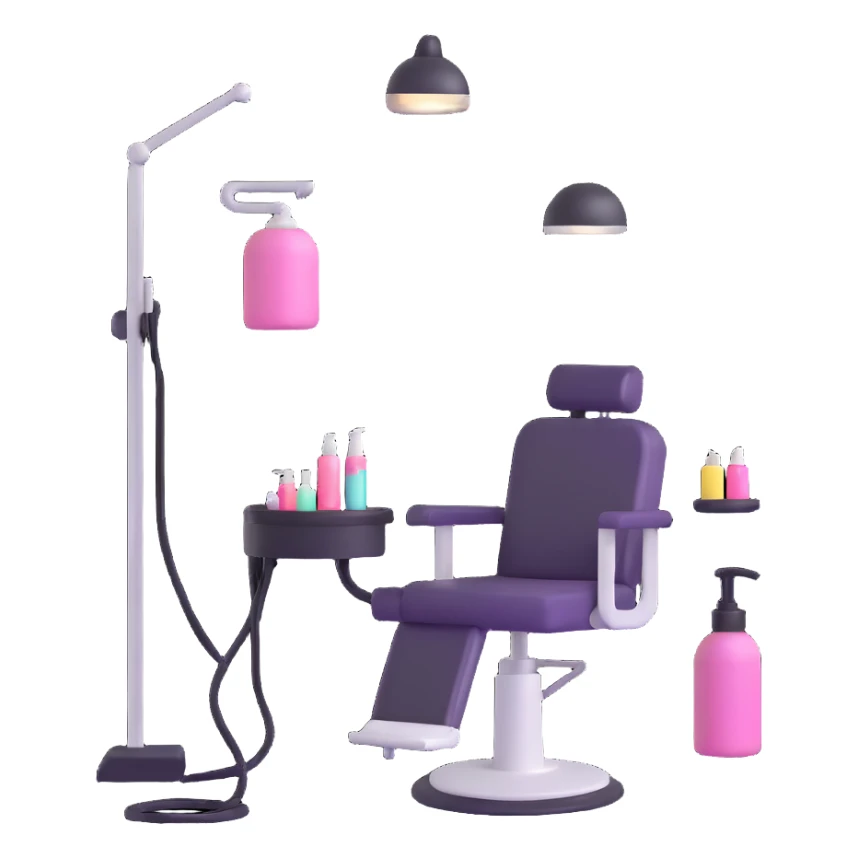 group of hairstylists training together in beauty salon sticker