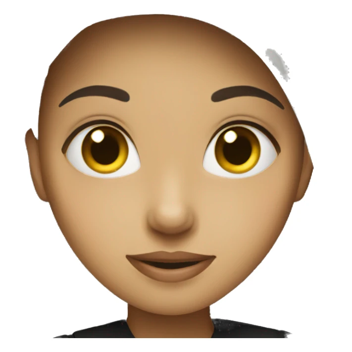 Girl with black hidjab sticker