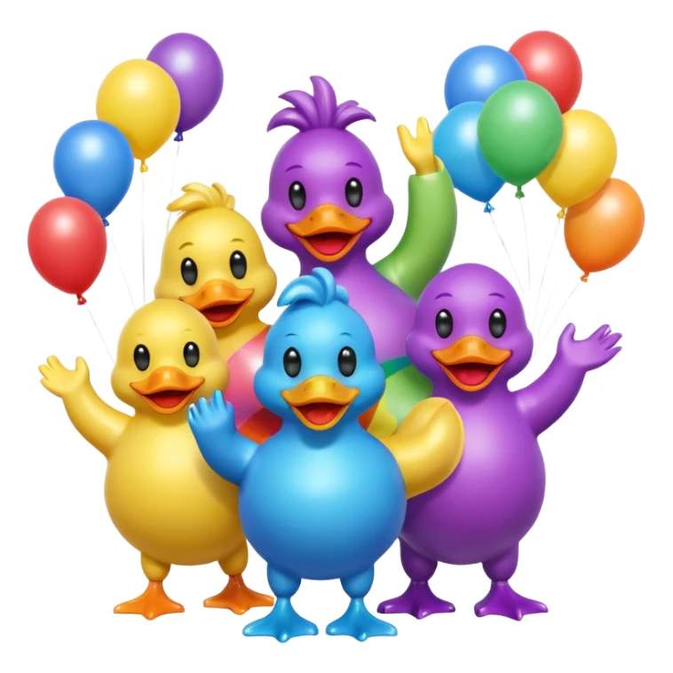 Make more. Remember to make them fun, and silly. And make sure the 4 emojis are super different and not the same action. sticker