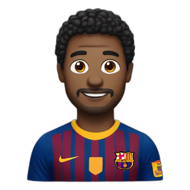 barcelona fan sticker