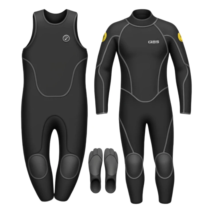 Hazle ropa de buceo y sus soldadura sticker