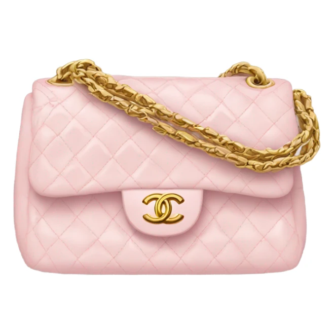 Chanel baby pink bag  sticker