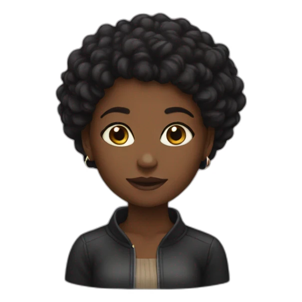 black girl being a black girl sticker