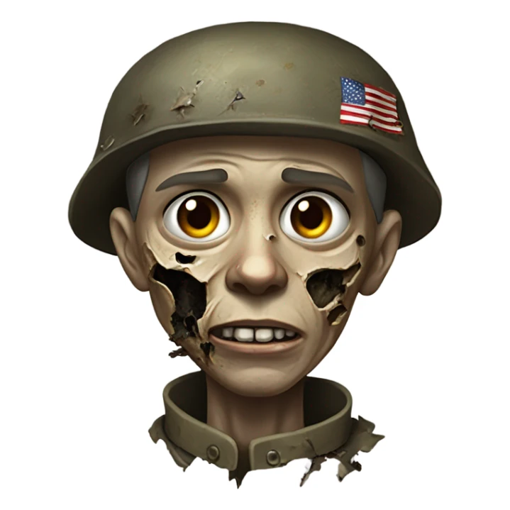 Rotten soldier sticker