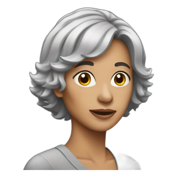 women-grayhair sticker