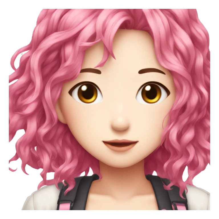 yuigahama yui pink hair sticker