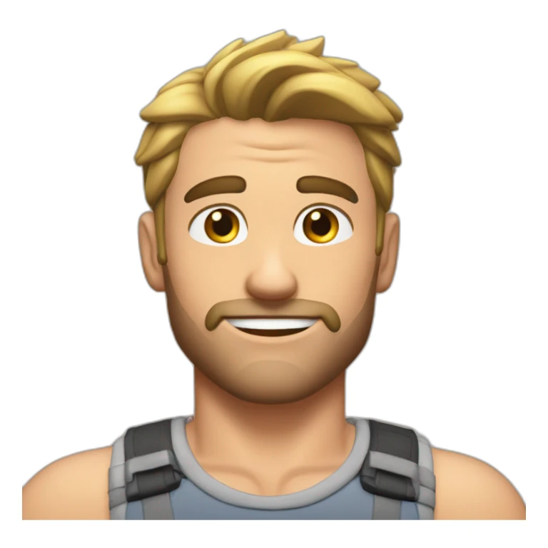 Gay—Caucasian-Fit-Hunk-Kissing sticker