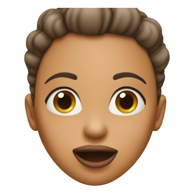 Woman sticking tongue out  sticker