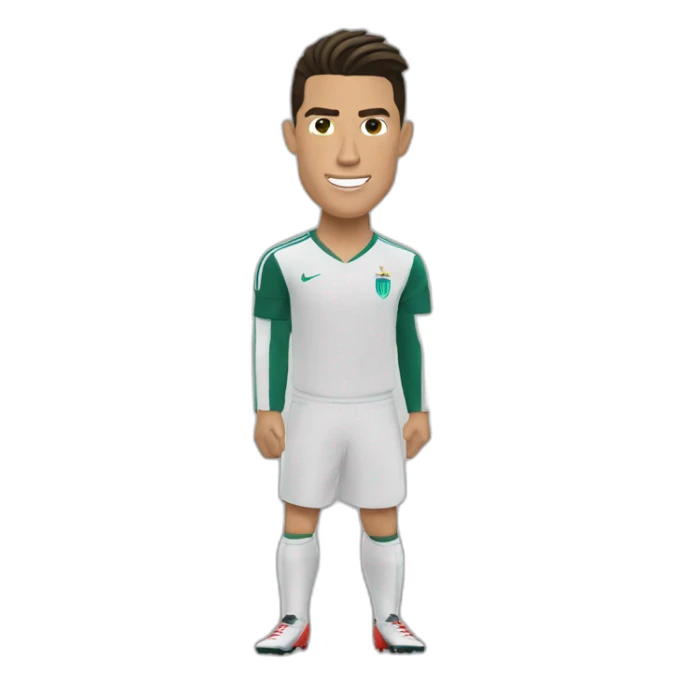 cristiano ronaldo haciendo una chilena sticker