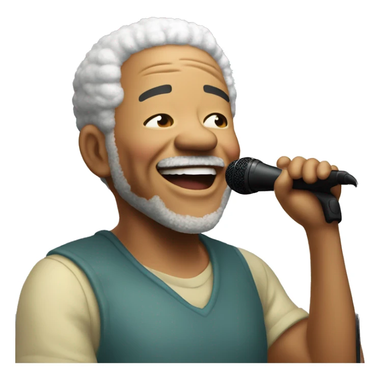 Bill Withers singing the words "Lovely Day!" sticker