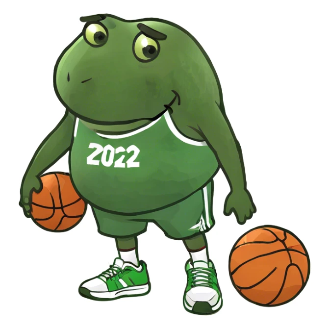 Fat Basketball Player from marocco  sticker