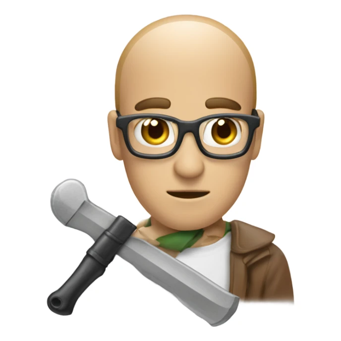 crea una escoba barriendo una memoria ram  sticker