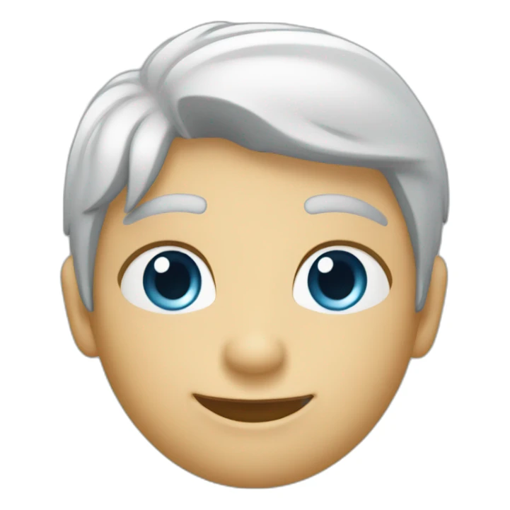 Emoji de verificación color celeste sticker