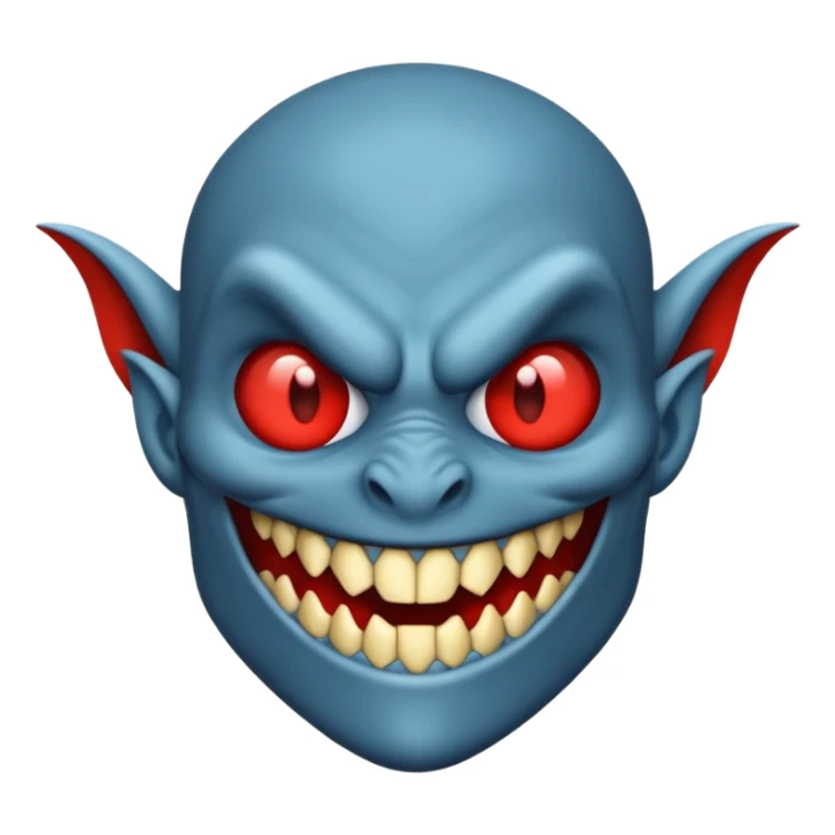 O inima mov,cu trecere spre albastru deschis si coada de drac! sticker