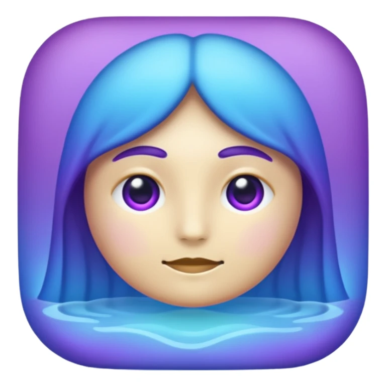 An emoji for mental wellness, calming, mystical for Reclaim sticker